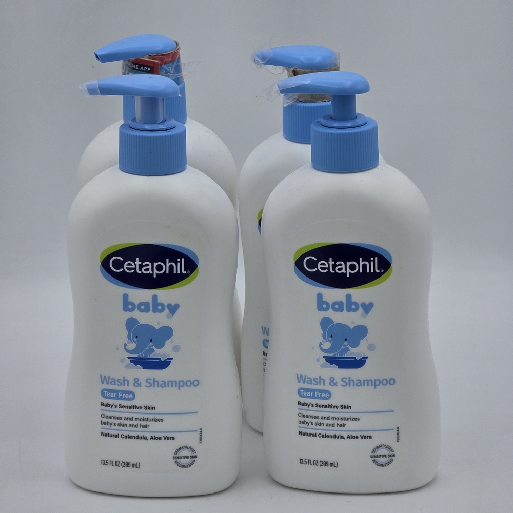 Cetaphil Baby Wash & Shampoo Set 4 Ct